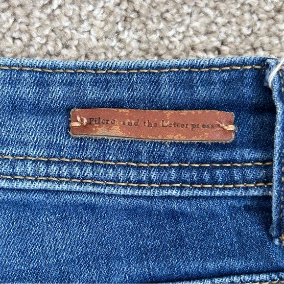 Anthropologie Pilcro Women’s Slim Boyfriend Distressed Blue Jeans Size 27 - Picture 11 of 11